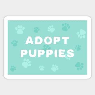 Adopt Puppies Sticker